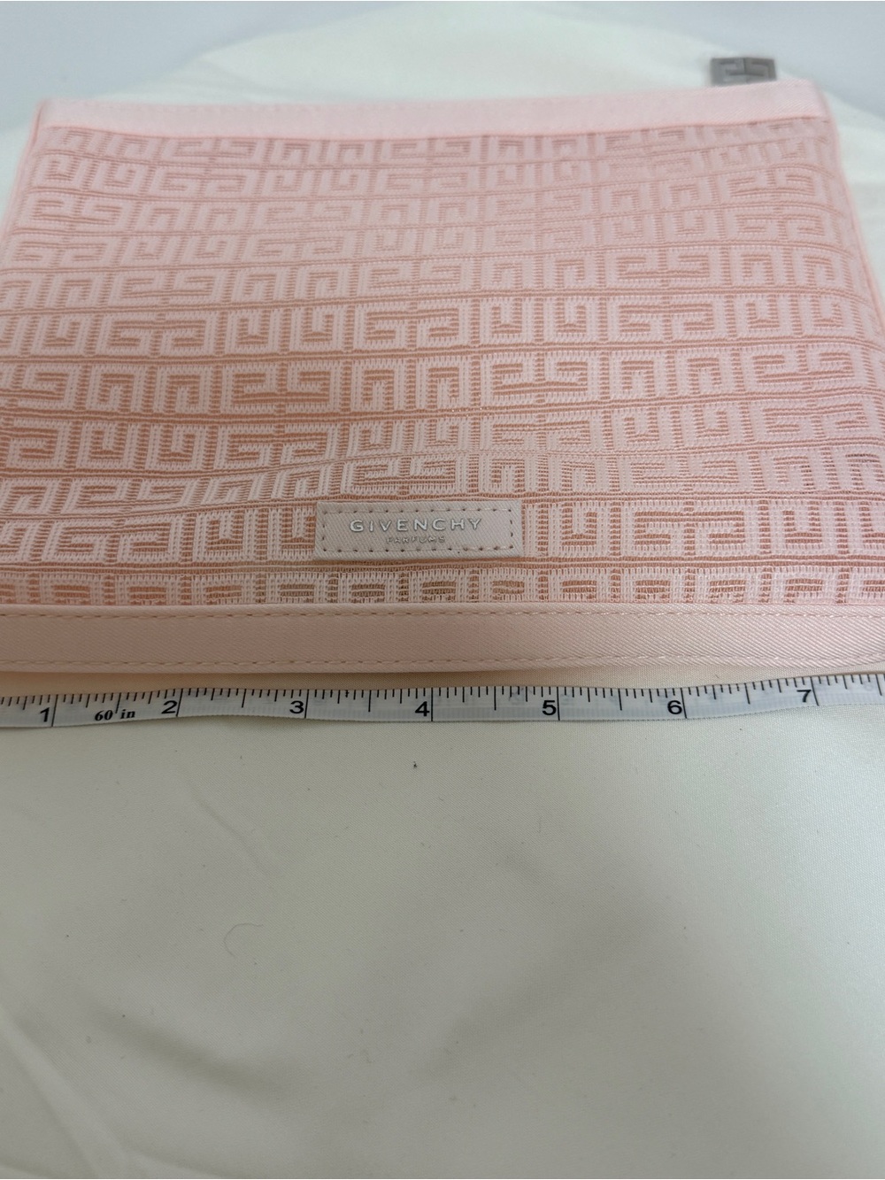 Givenchy Pale Pink Monogram Canvas Wristlet Clutch - Picture 6 of 7
